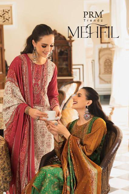 PRM trendz mehfil Wholesale dress material online